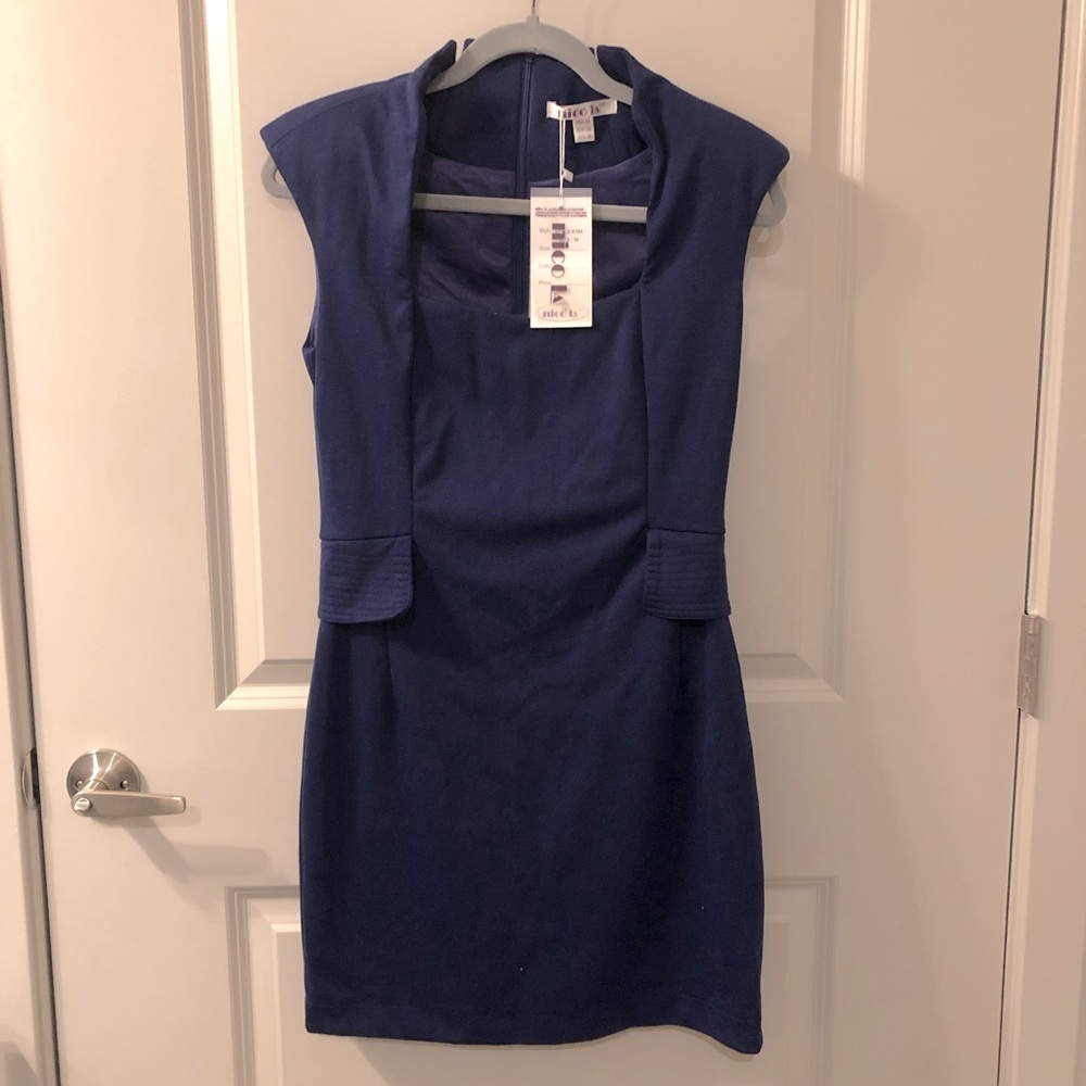 Nico LA | size M | indigo retro dress - Picture 2 of 5
